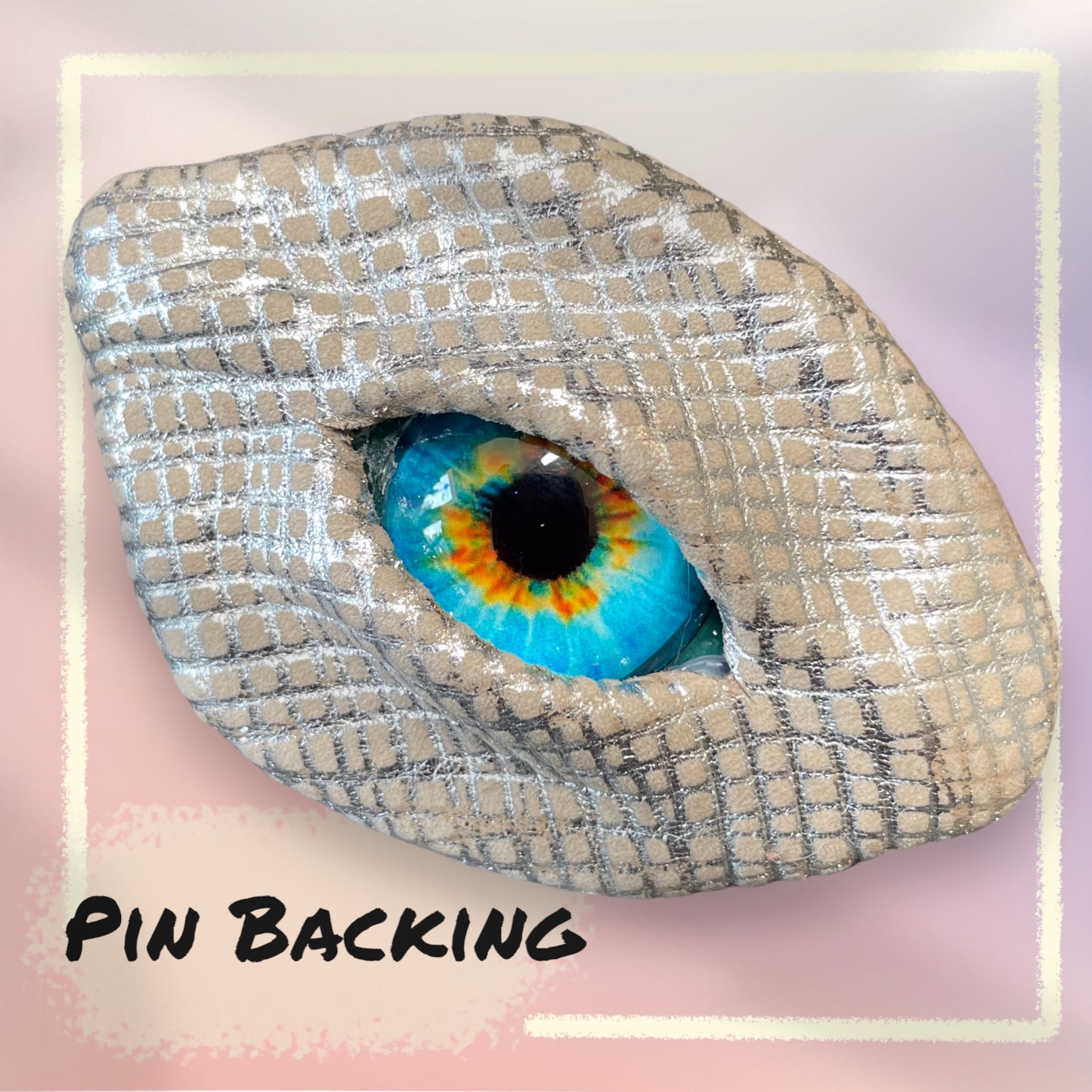 Leather Eye Pins