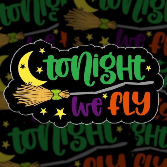 Tonight We Fly Hocus Pocus Sticker