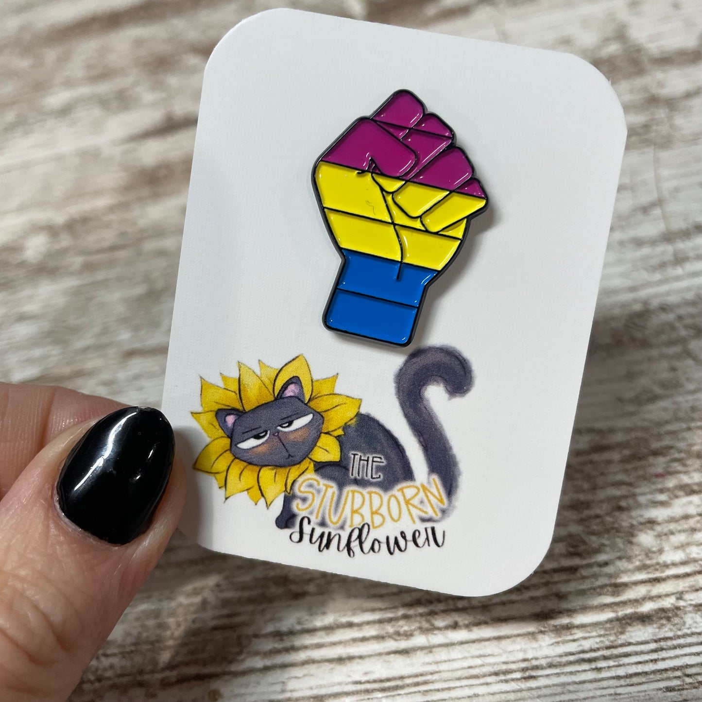 LGBT Flag Fist Pin