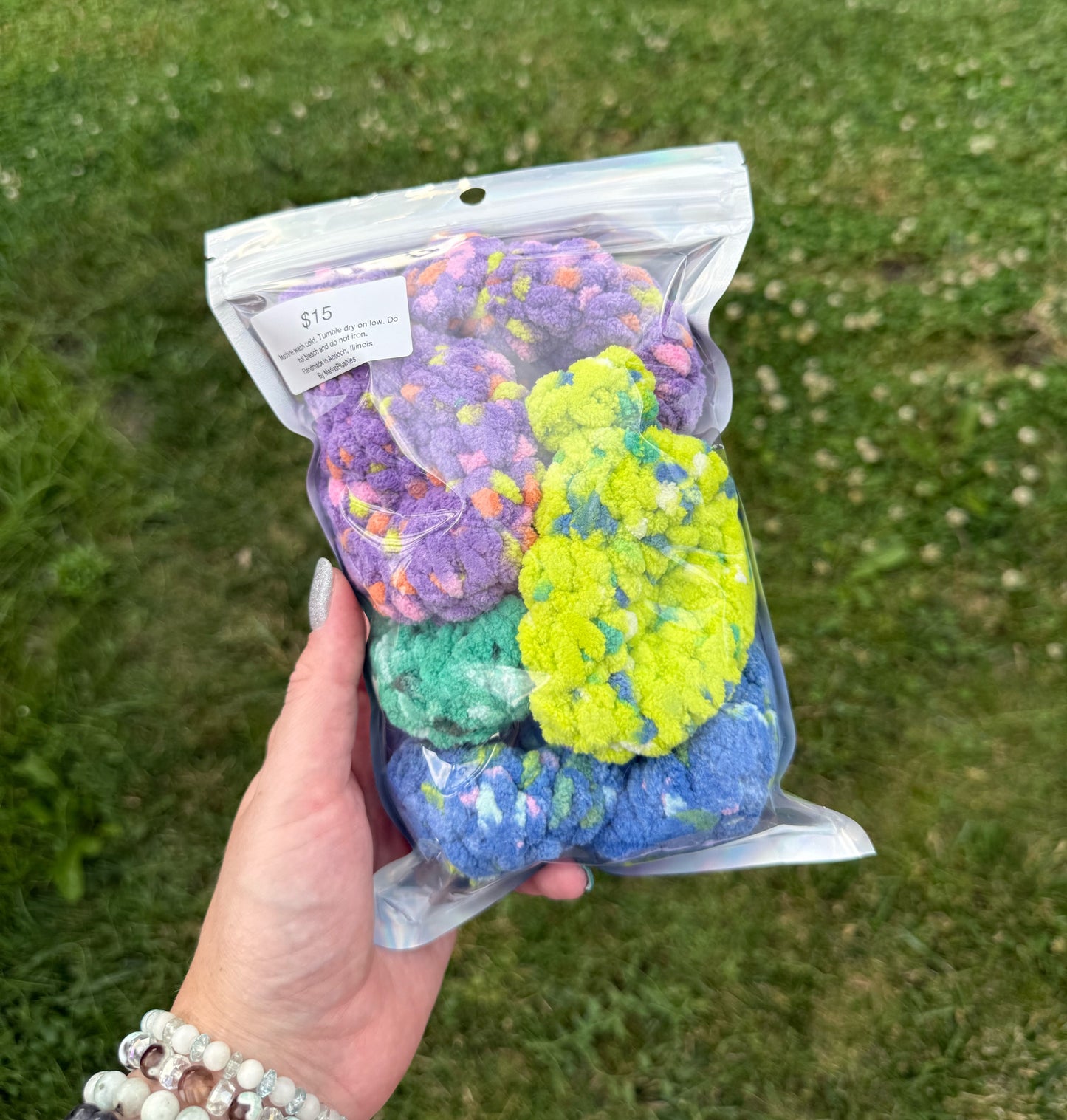 Crochet Reusable Water Balloons - Colorful