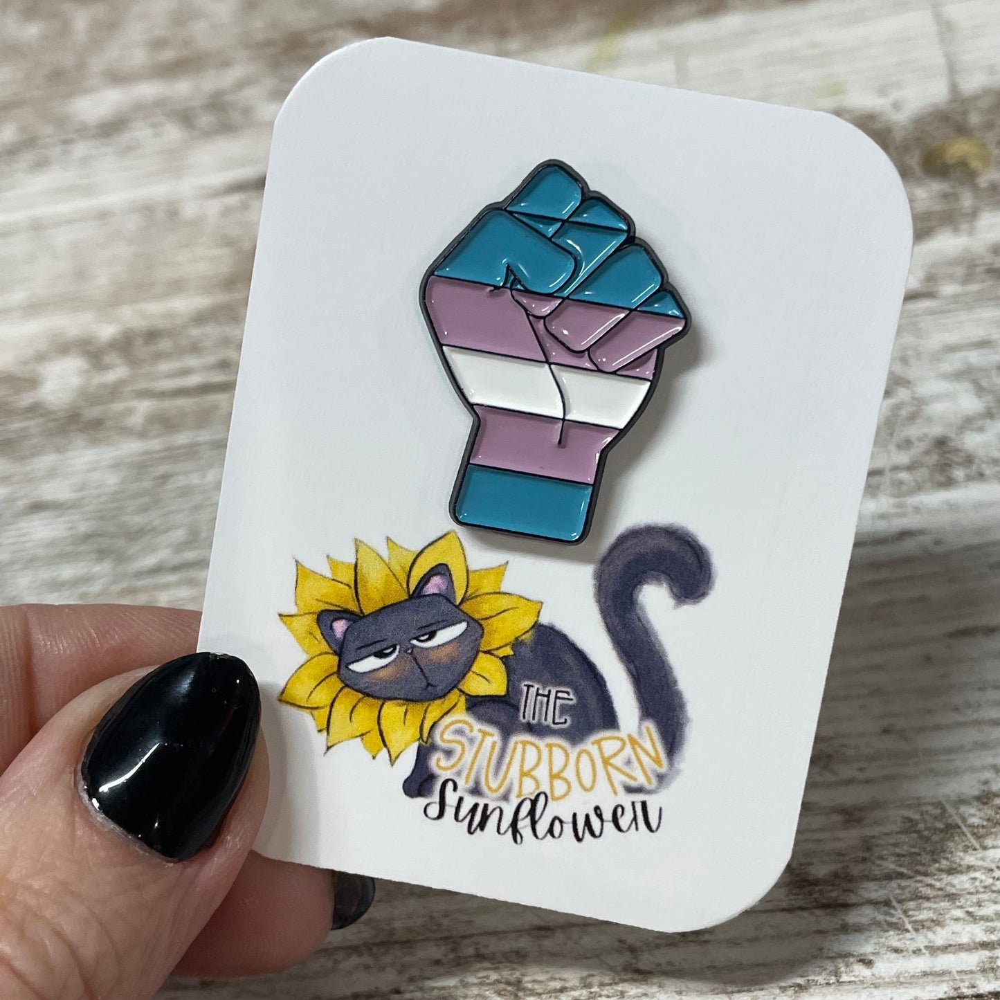 LGBT Flag Fist Pin