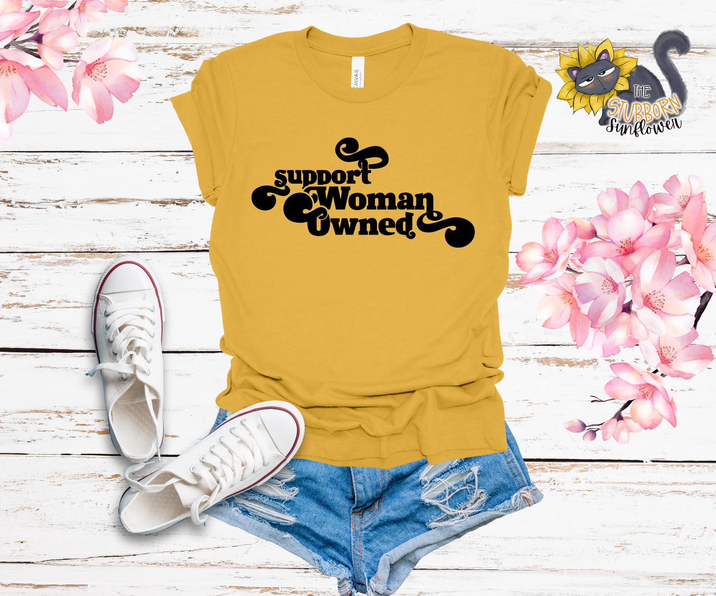 Support Woman Owned T-Shirt