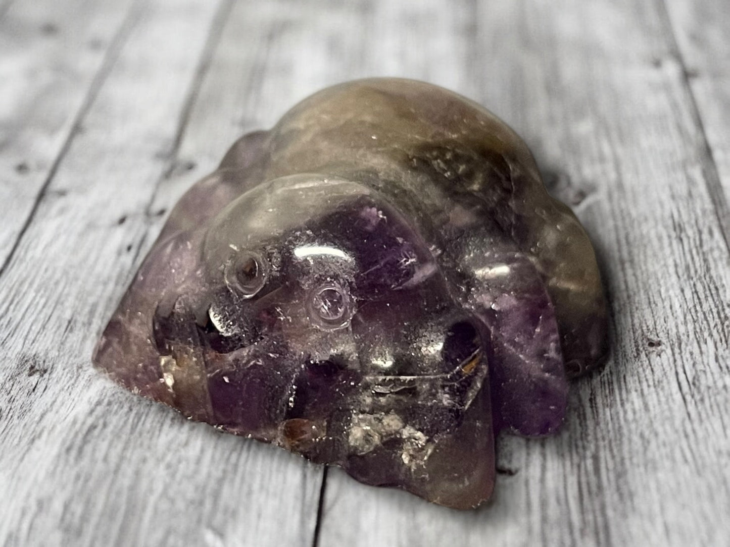 Carved Crystal Spider