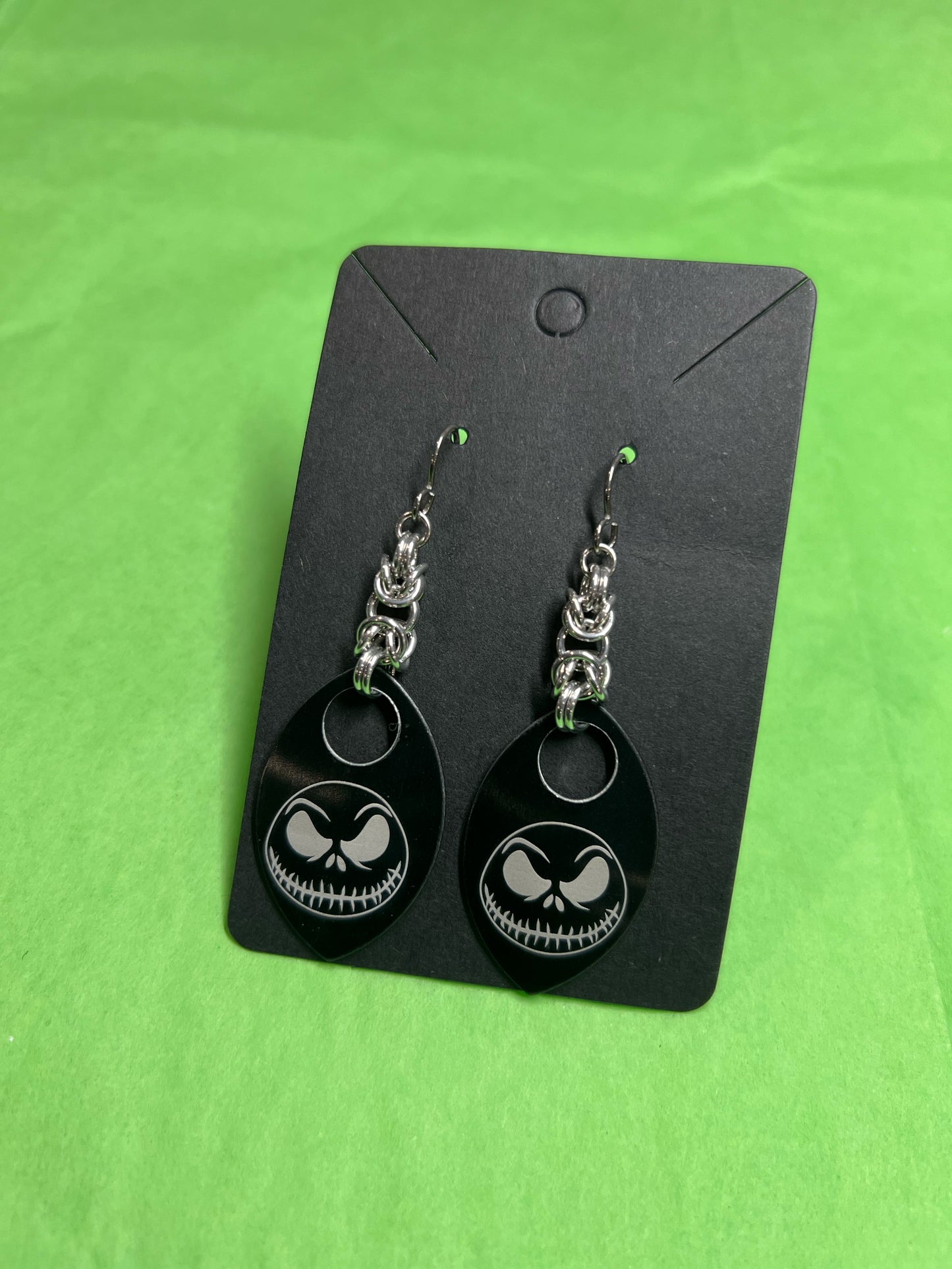 Chainmaille Scale Jack Earrings