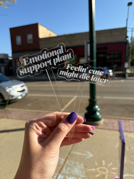 Funny Acrylic Plant Markers