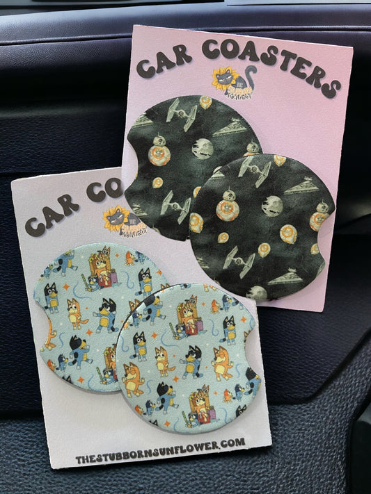 Neoprene Car Coasters