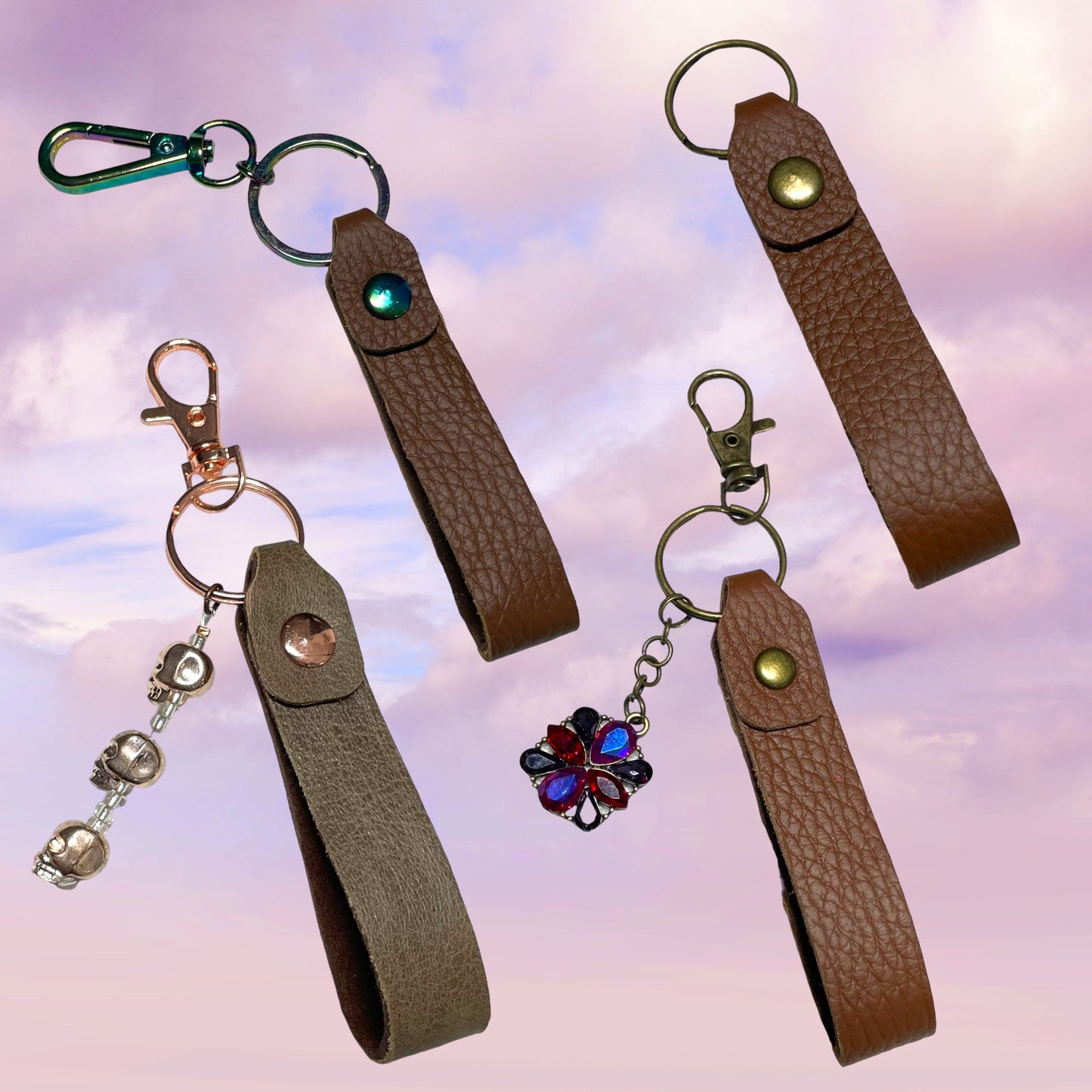 Brown Leather Loop