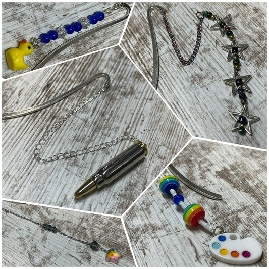 Beaded Metal Bookmarks