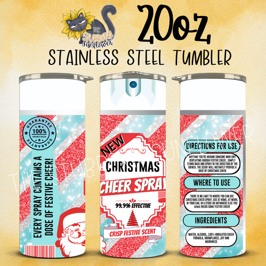 Christmas Cheer Spray 20 oz Tumbler