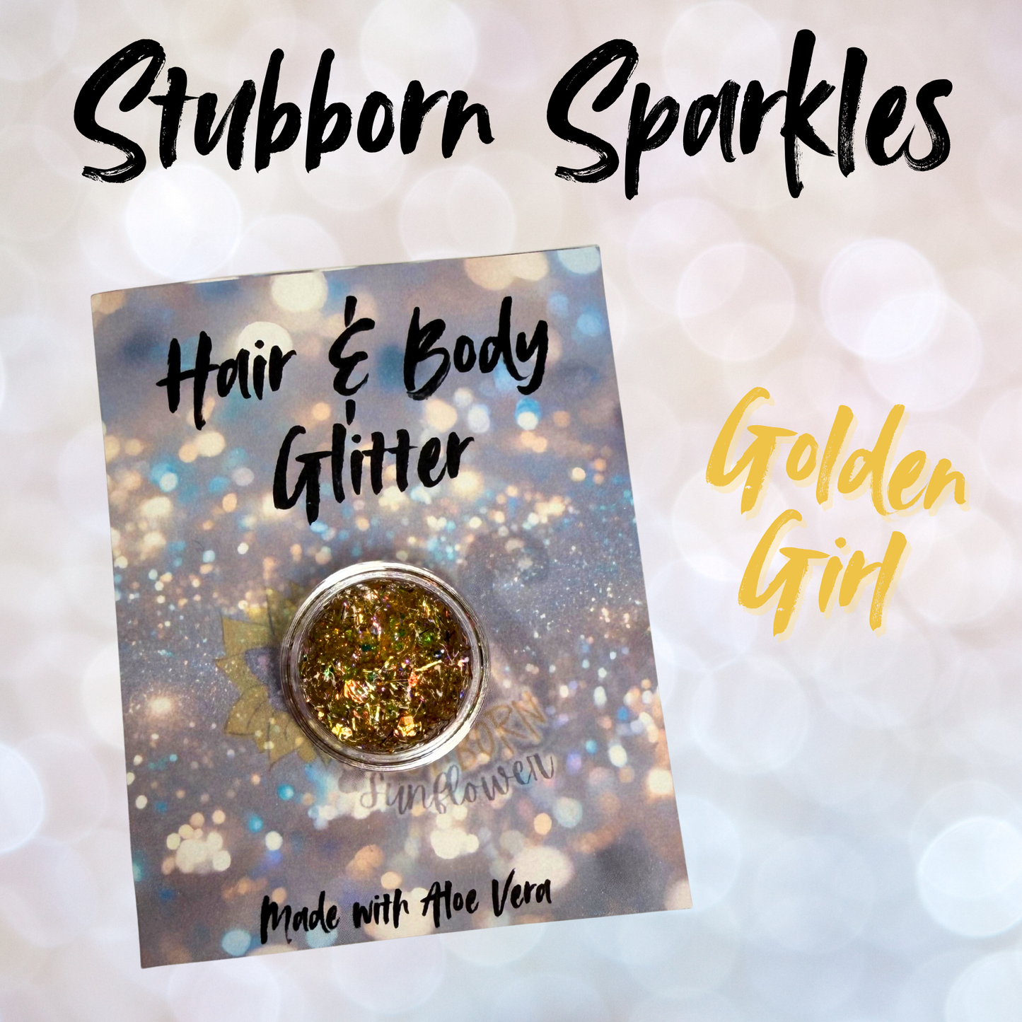 Stubborn Sparkles Hair and Body Glitter