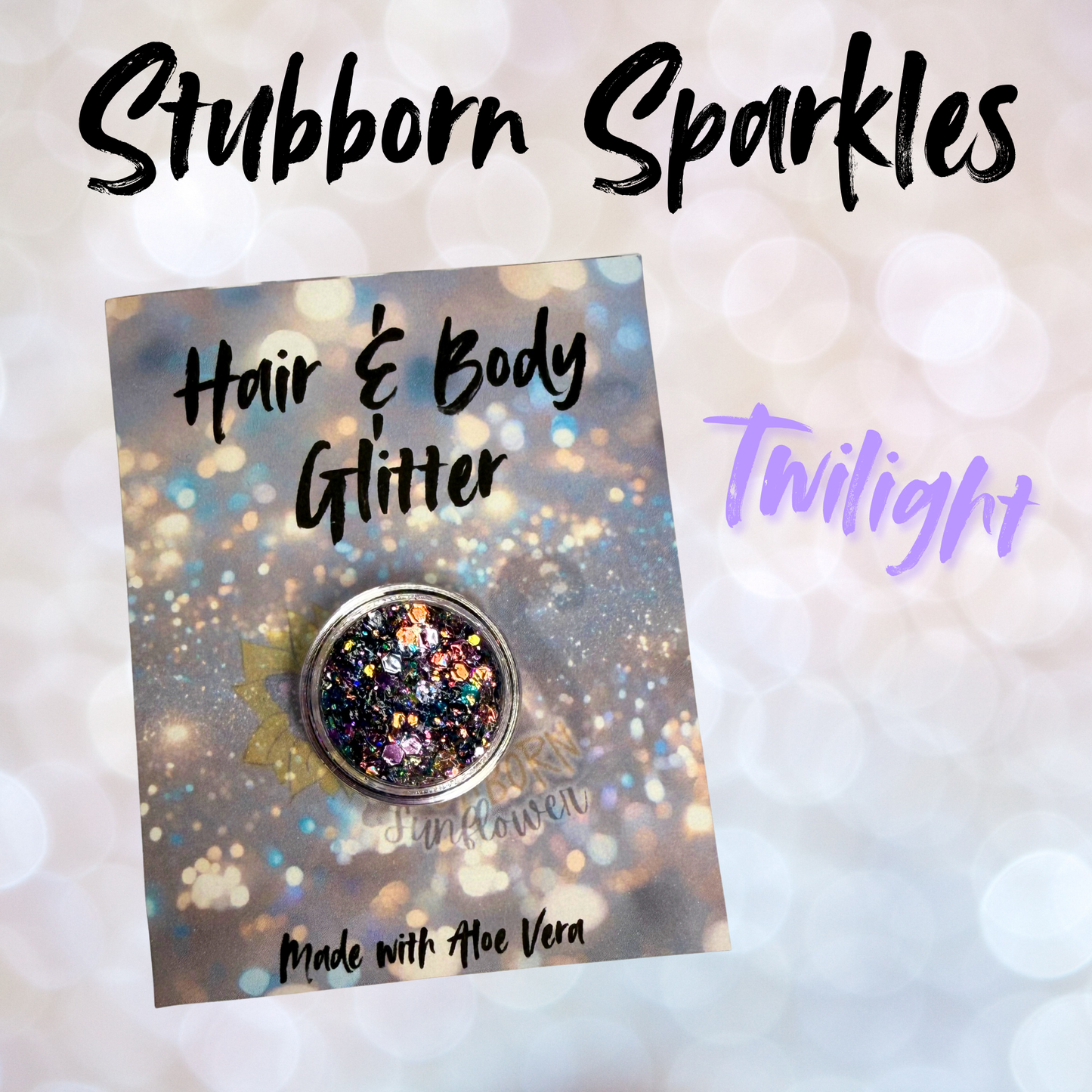 Stubborn Sparkles Hair and Body Glitter