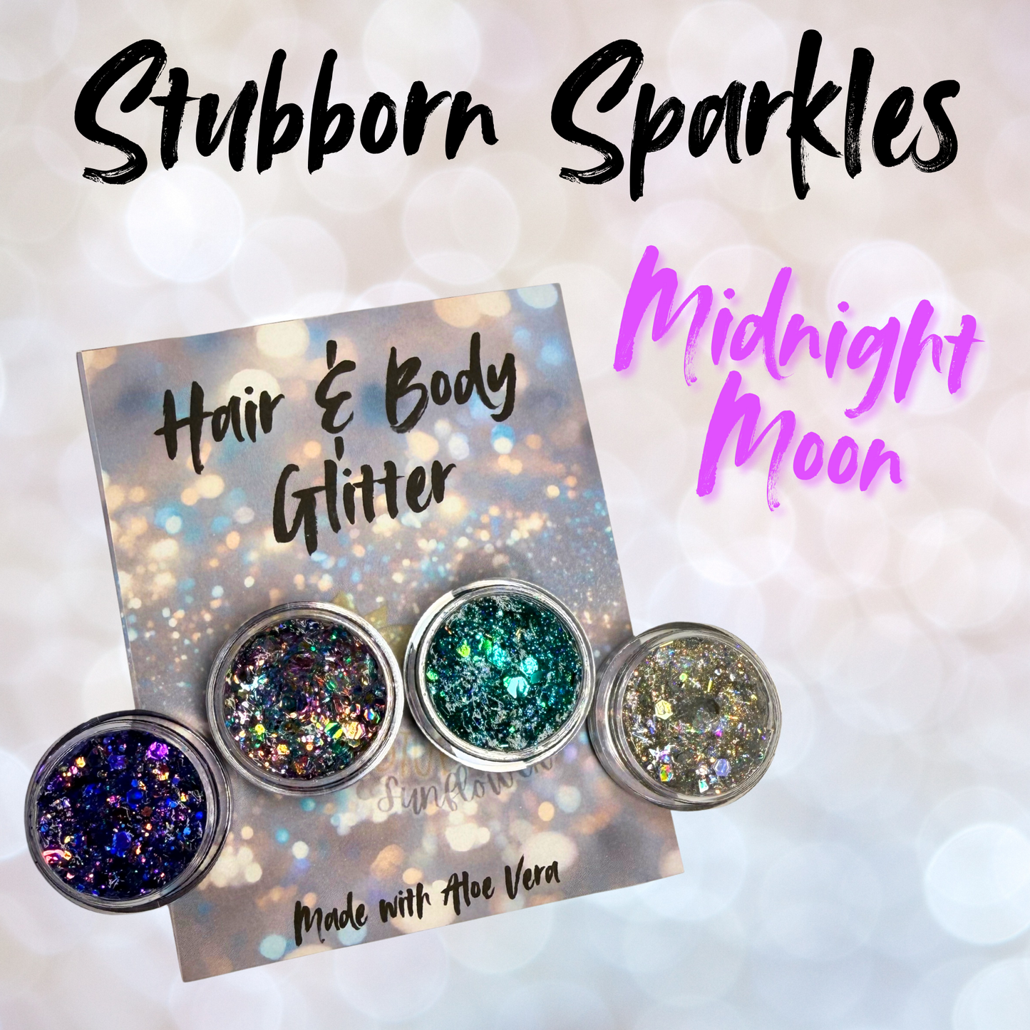 Stubborn Sparkles Hair and Body Glitter
