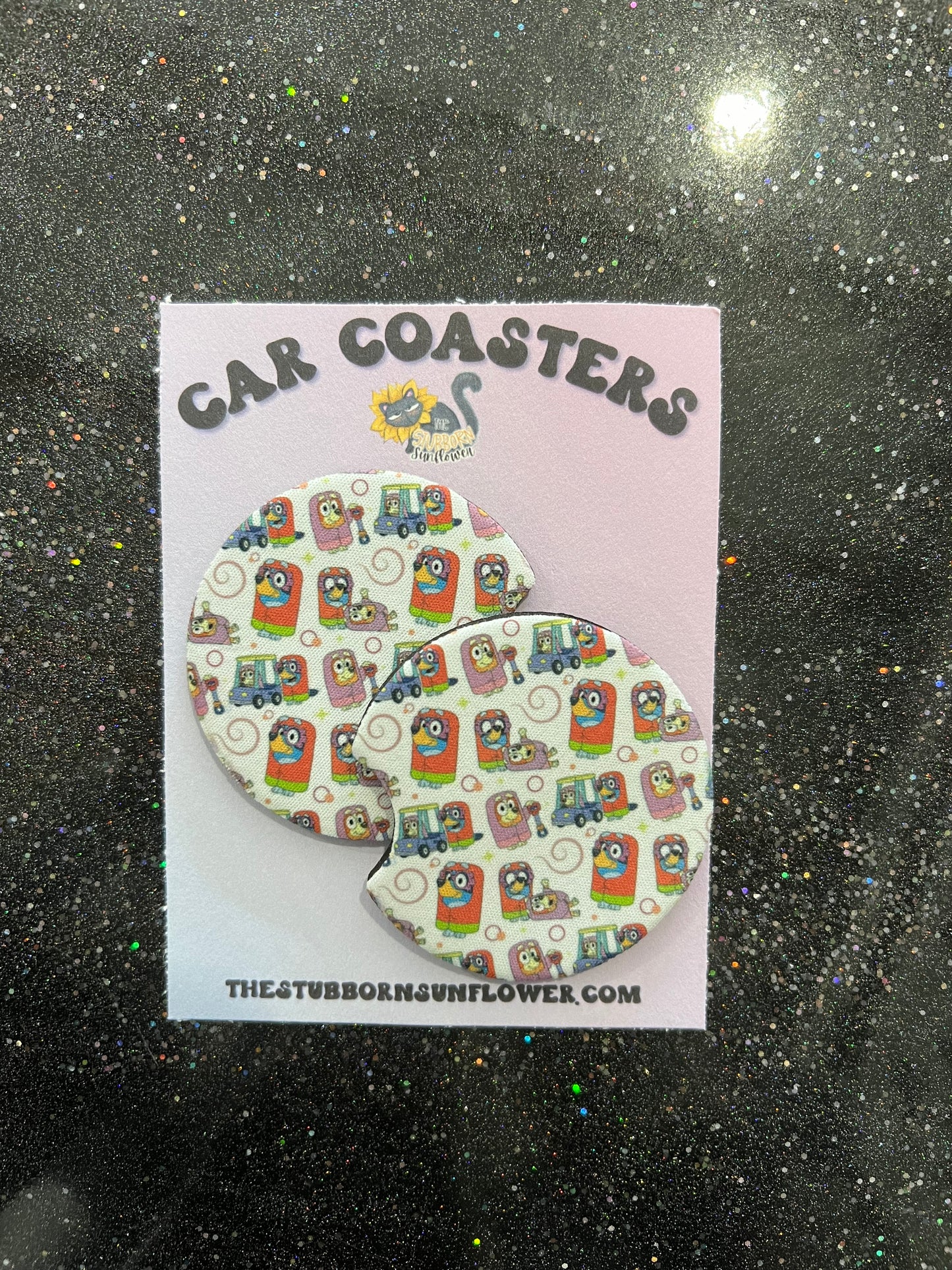 Neoprene Car Coasters