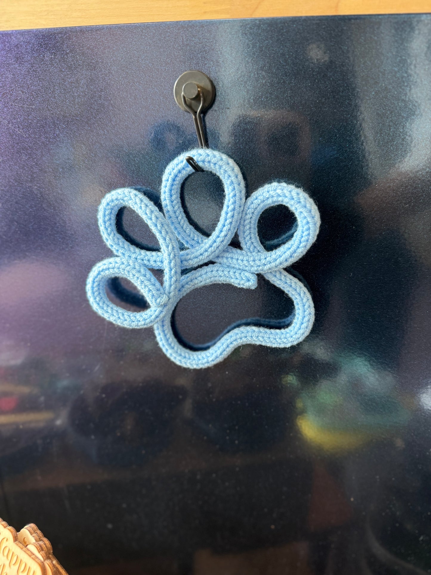 Crochet Paw Print