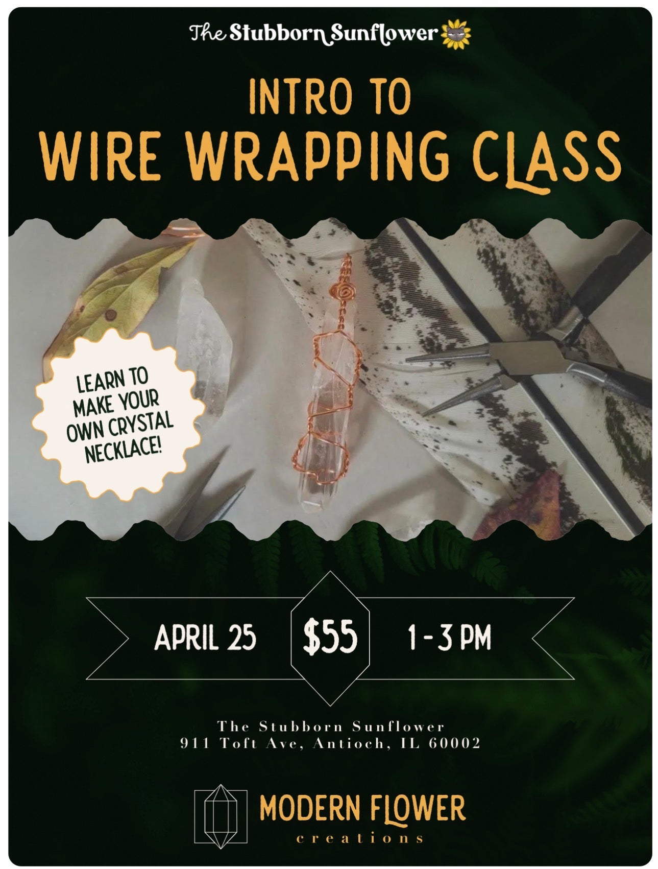 Intro to Wire Wrapping Class | 4/25