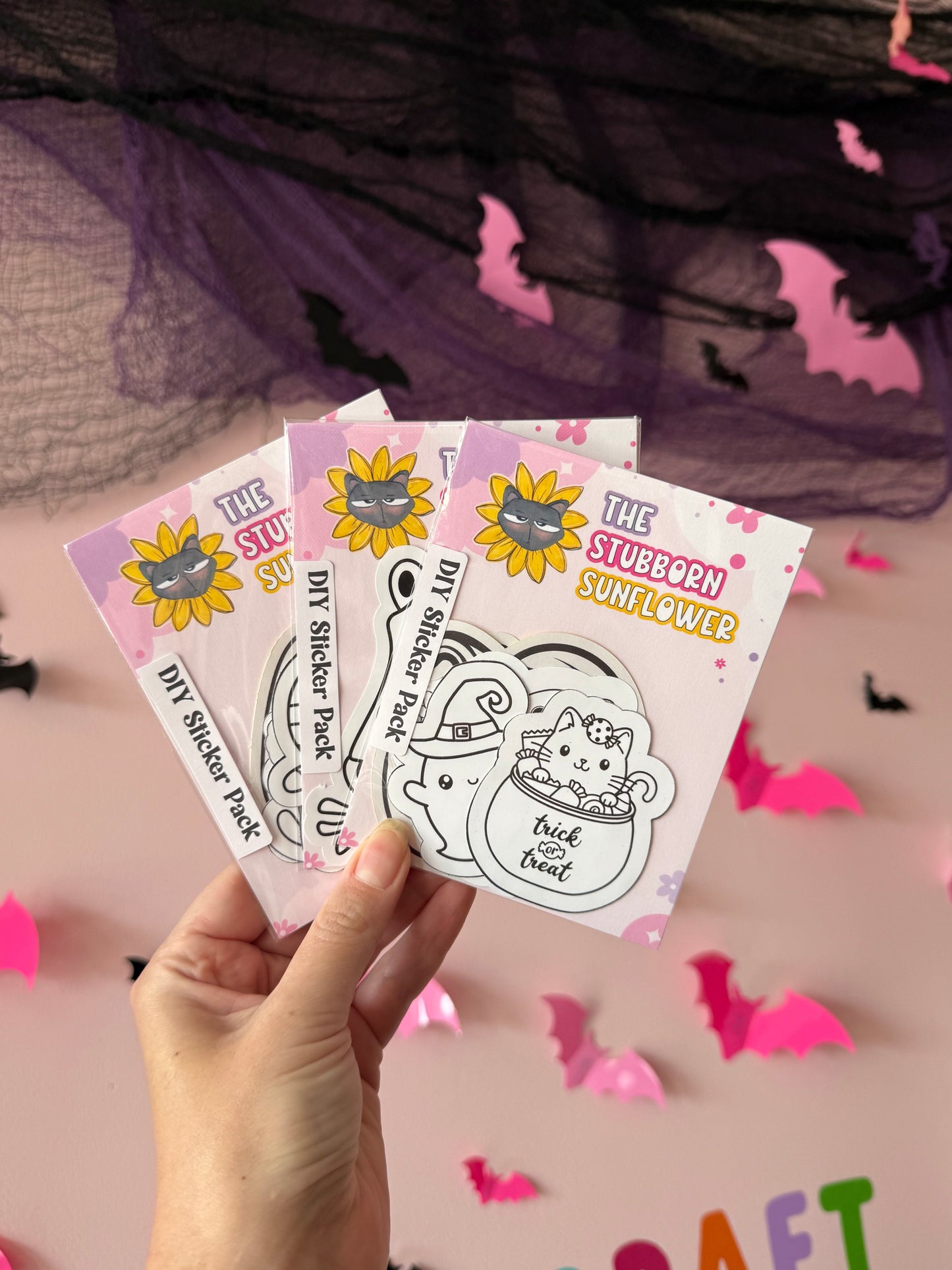 Color your own Sticker Pack | Halloween