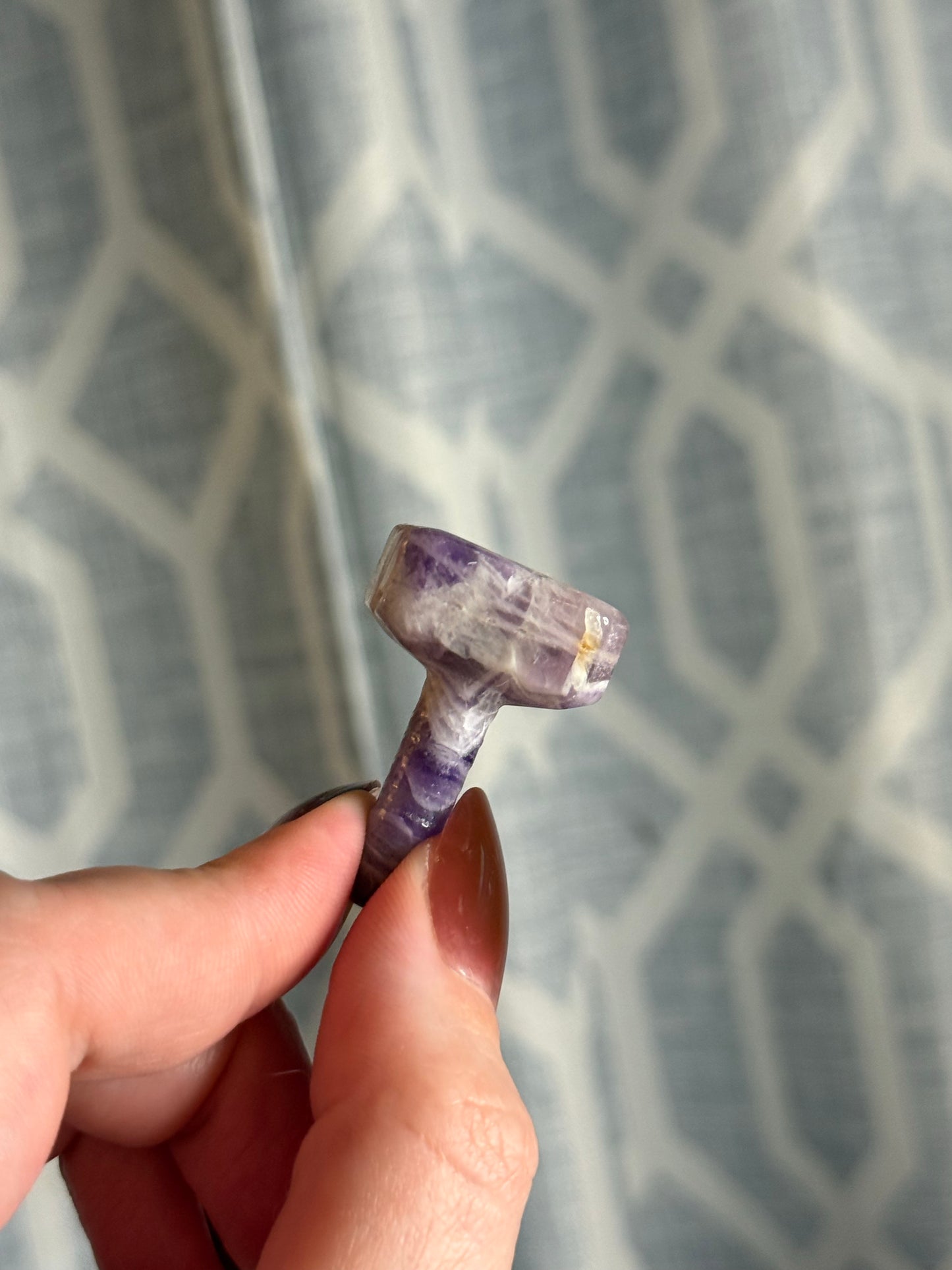 Amethyst Thor Hammer Carving