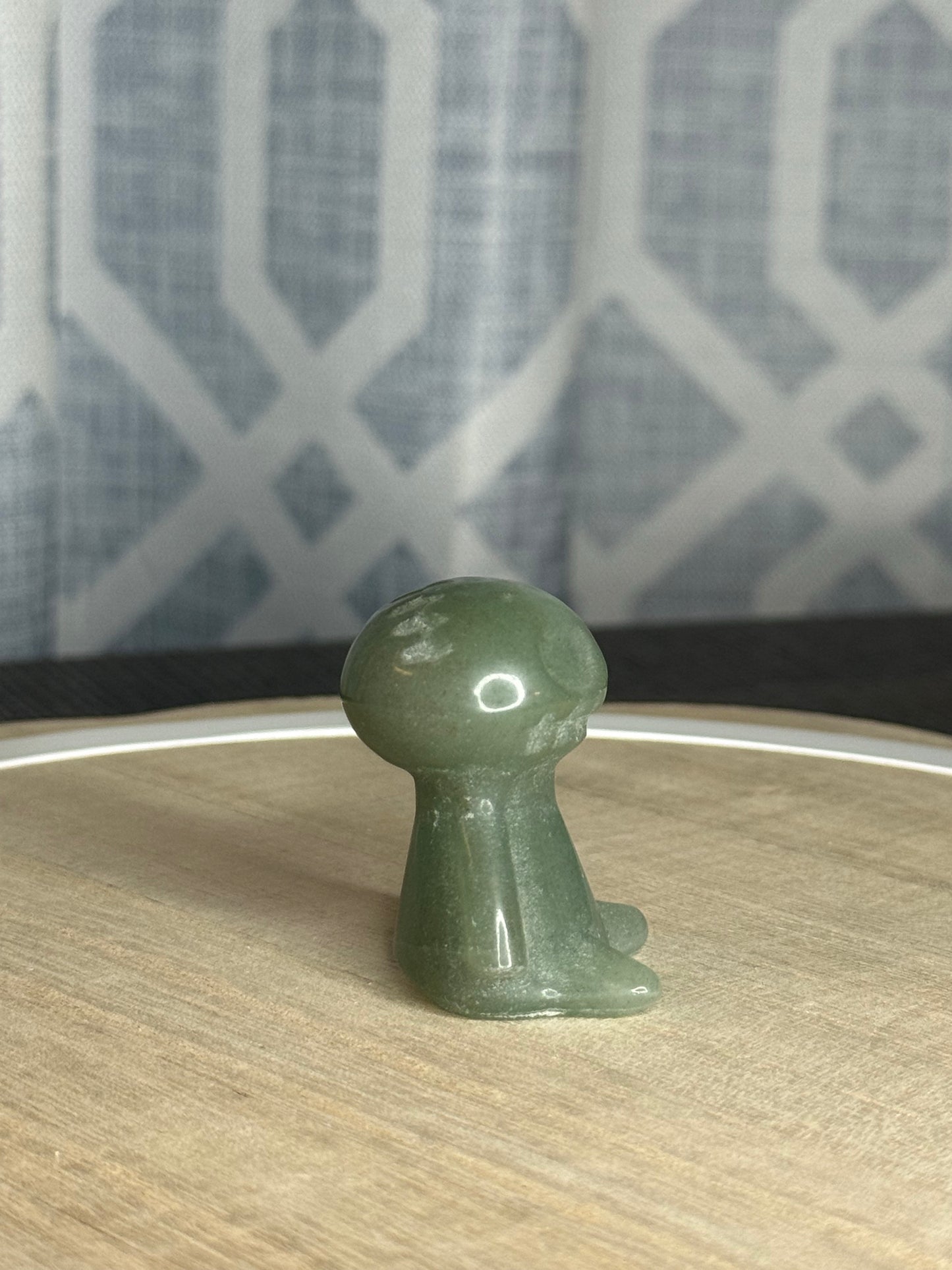Green Aventurine Ghost Guy Carving