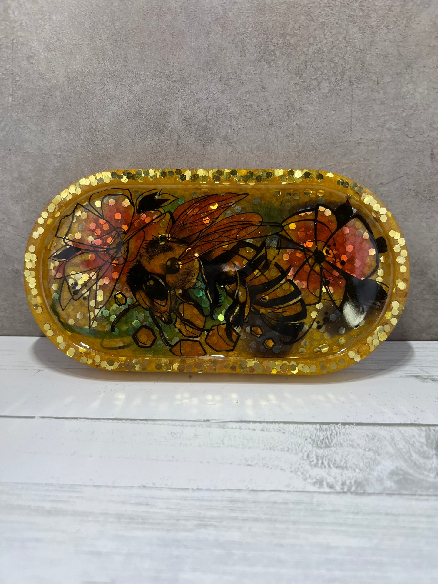 Bumble Bee Trinket Tray