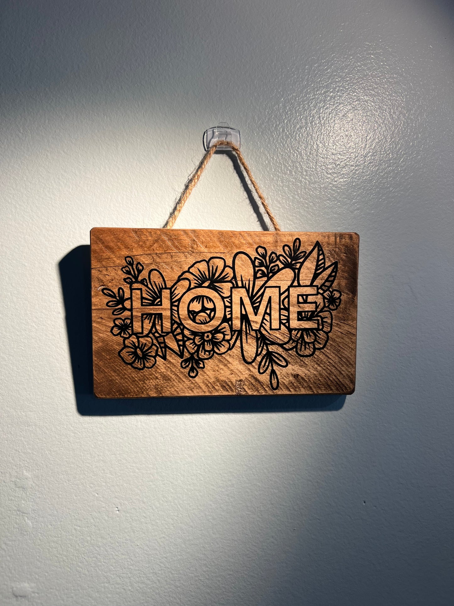 Reclaimed Wood Home Sign
