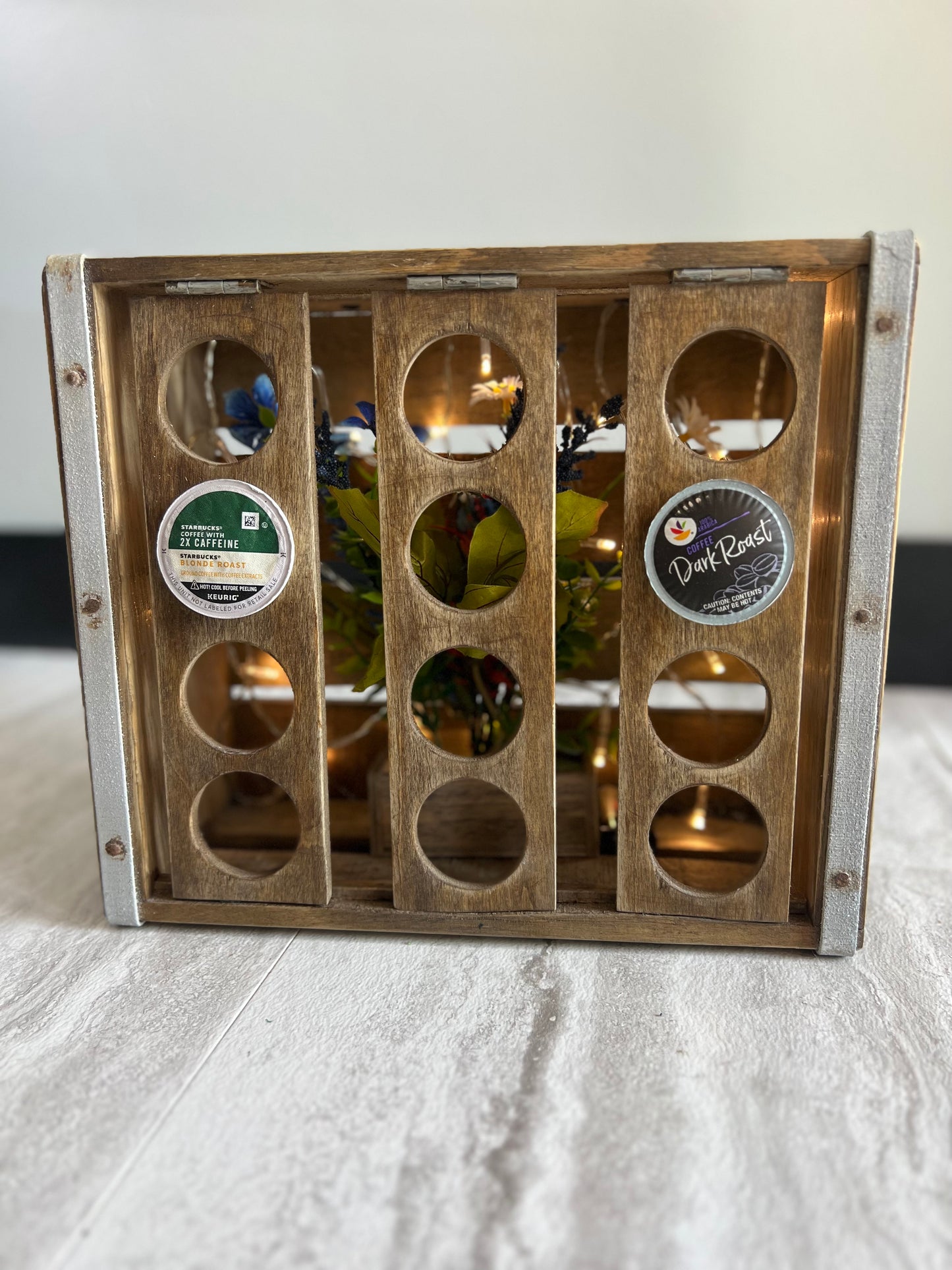 Antique Style Crate K Cup Display