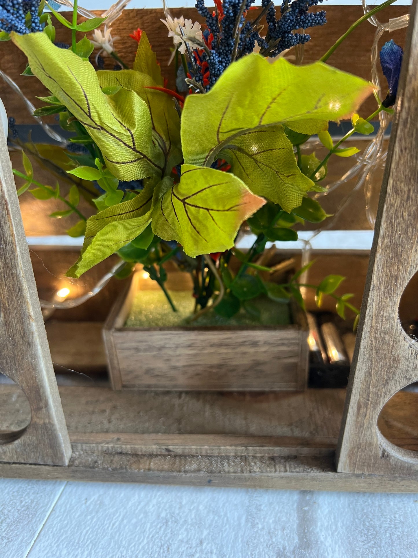 Antique Style Crate K Cup Display