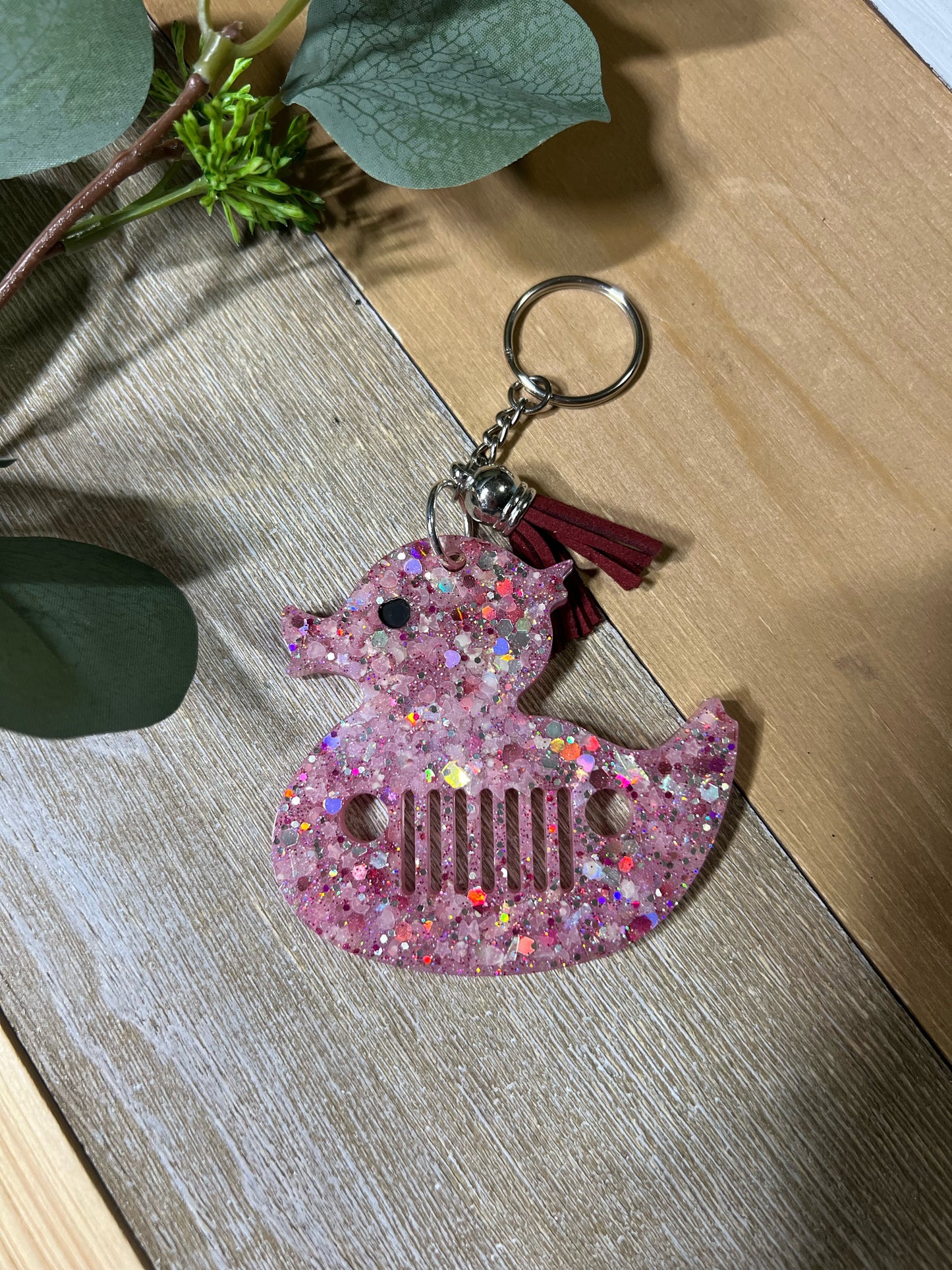 Jeep Duck Keychain