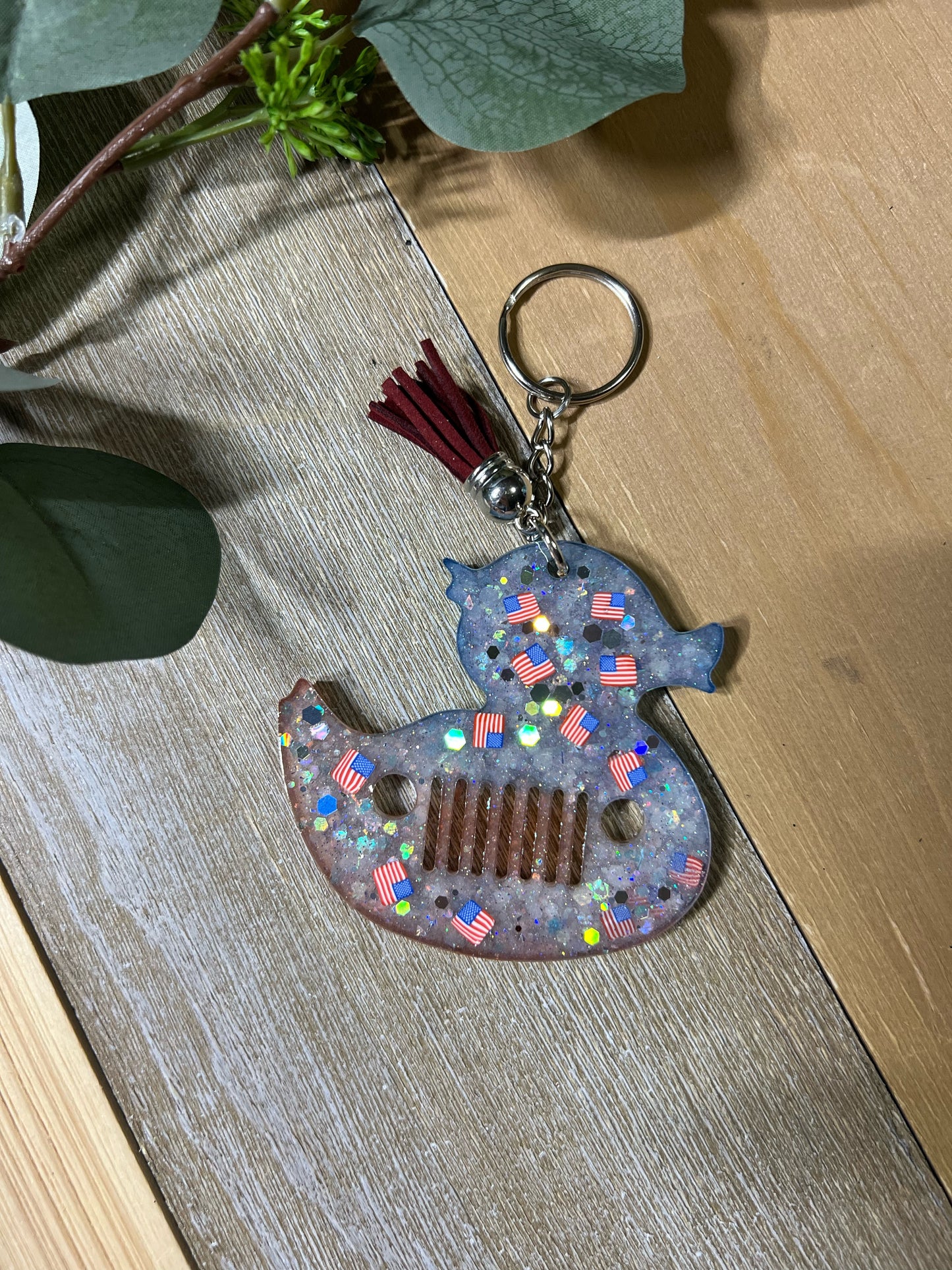 Jeep Duck Keychain