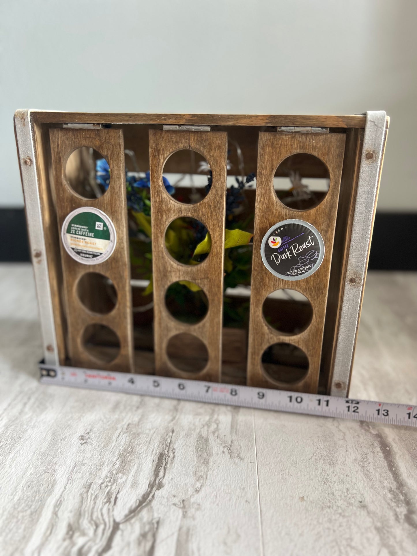Antique Style Crate K Cup Display