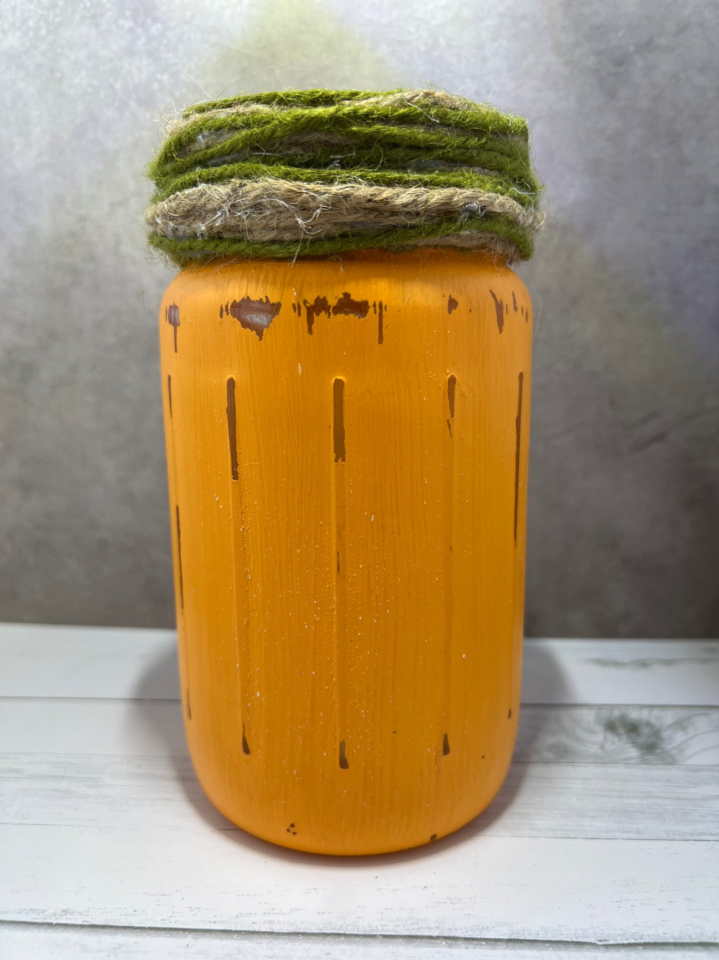 Rustic Mason Jar Vases