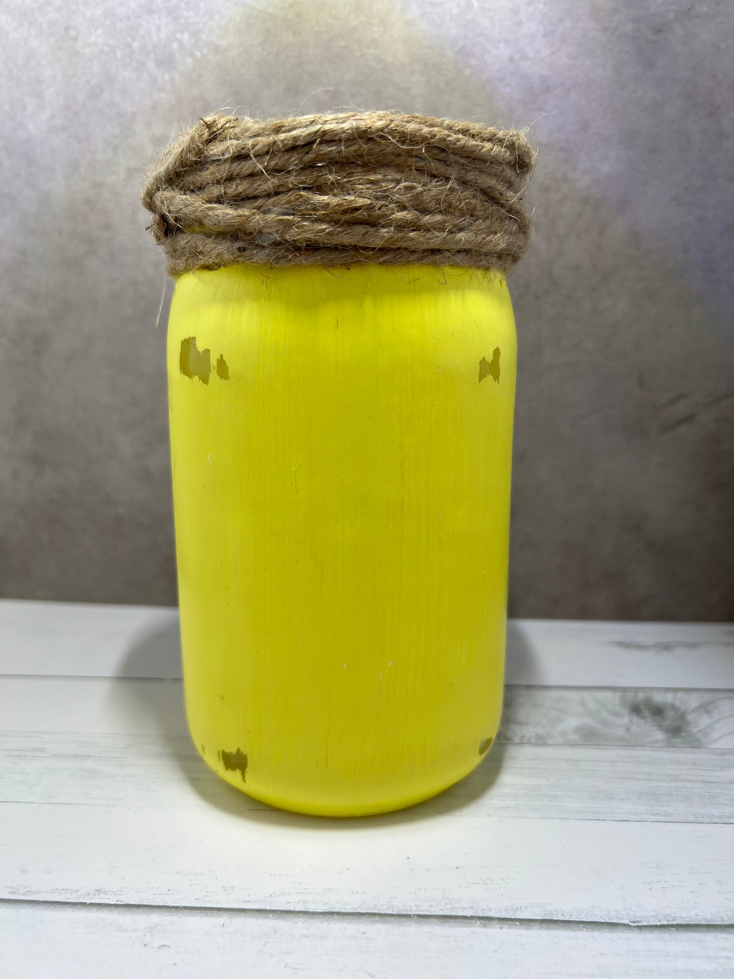 Rustic Mason Jar Vases