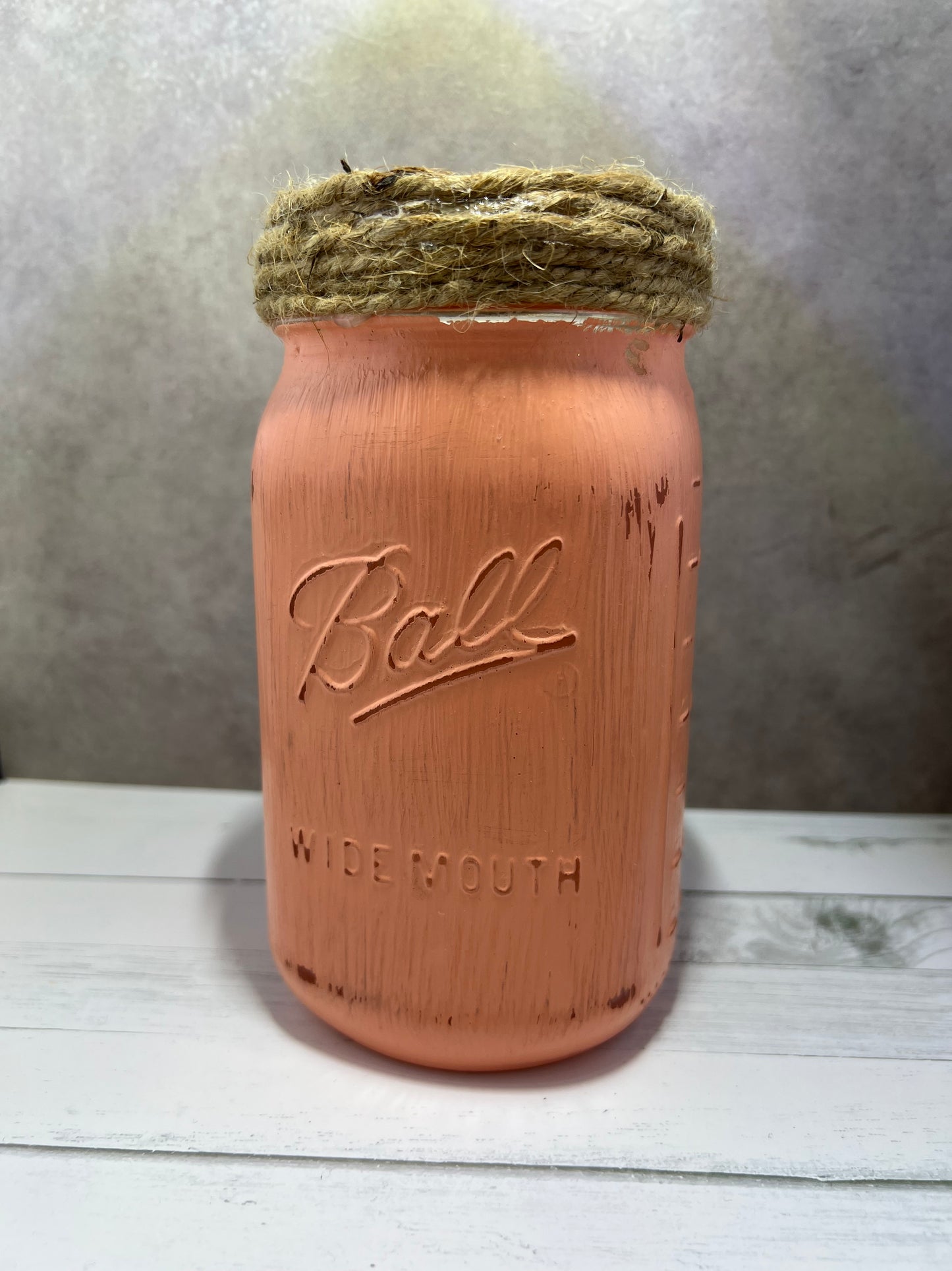 Rustic Mason Jar Vases