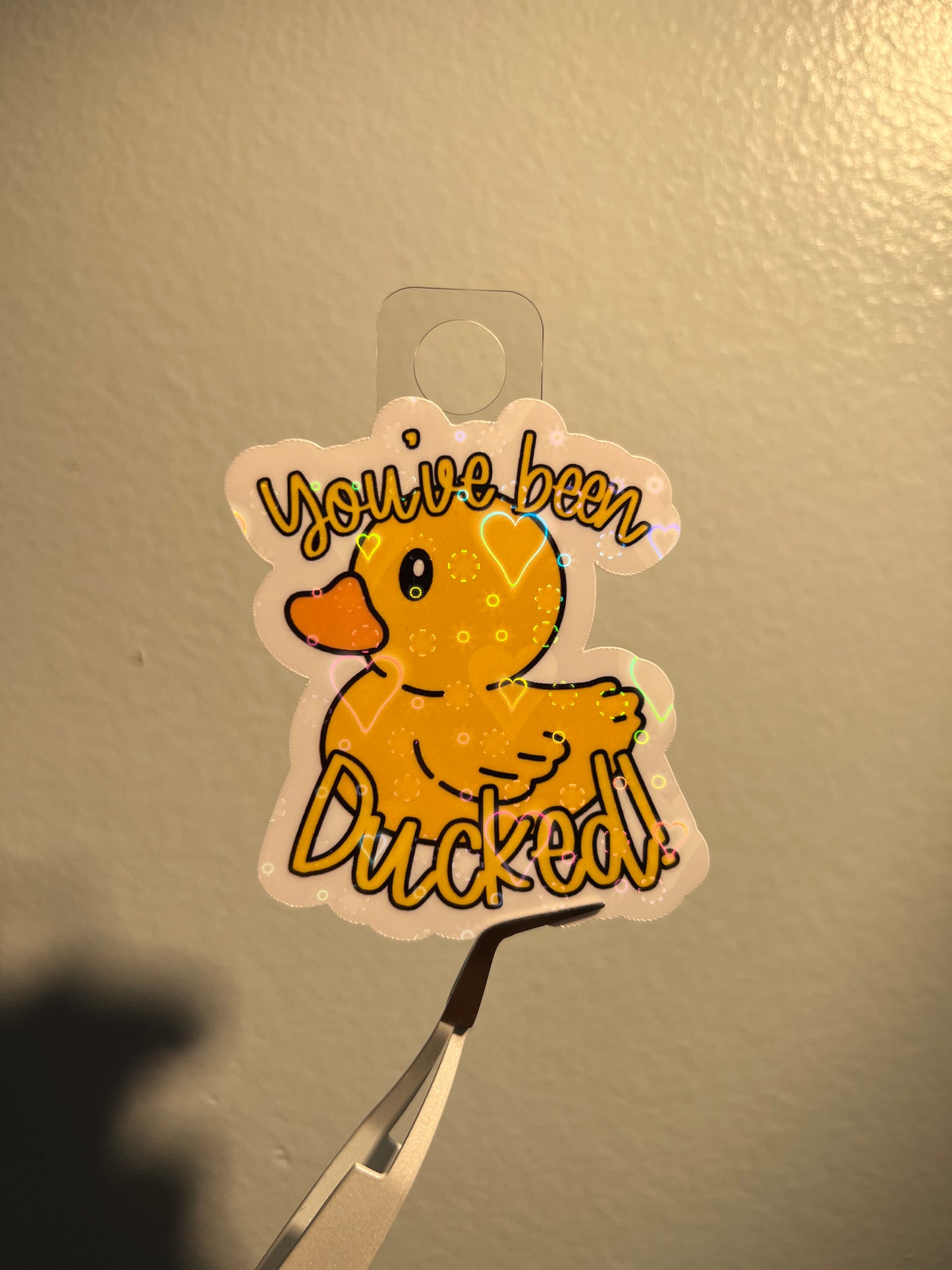You've Been Ducked Stickers