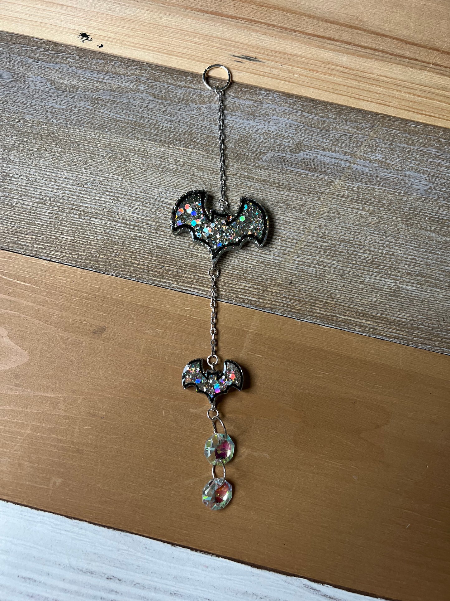 Mini Bat Crystal Suncatchers