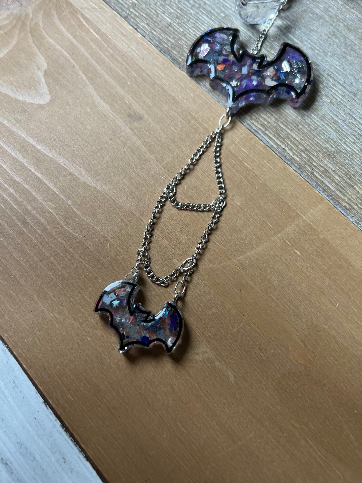 Mini Bat Crystal Suncatchers