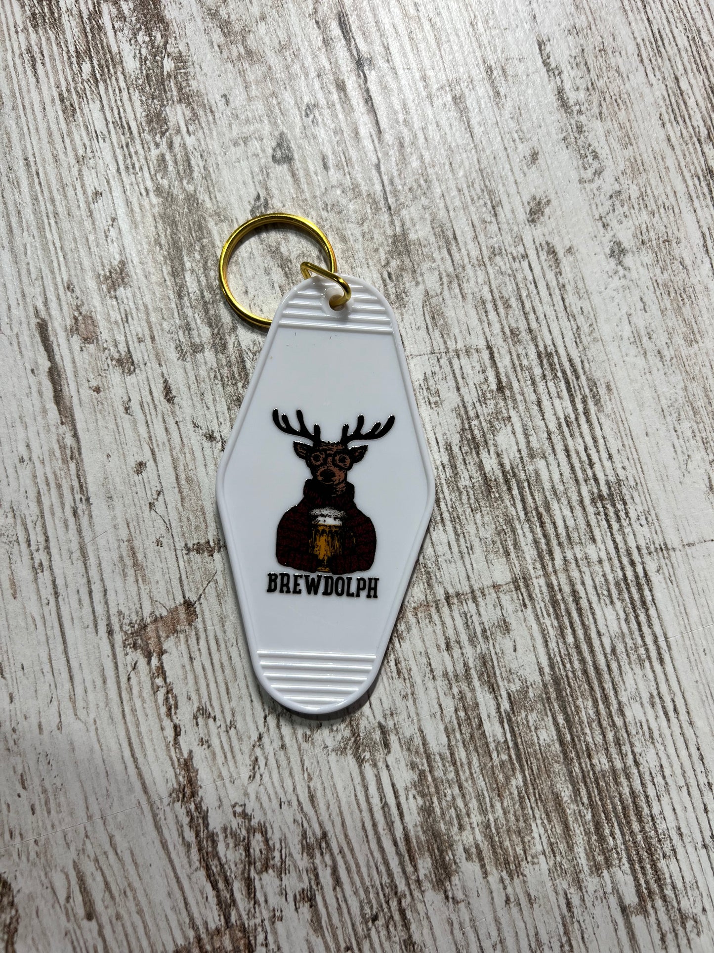 Brewdolph Keychain