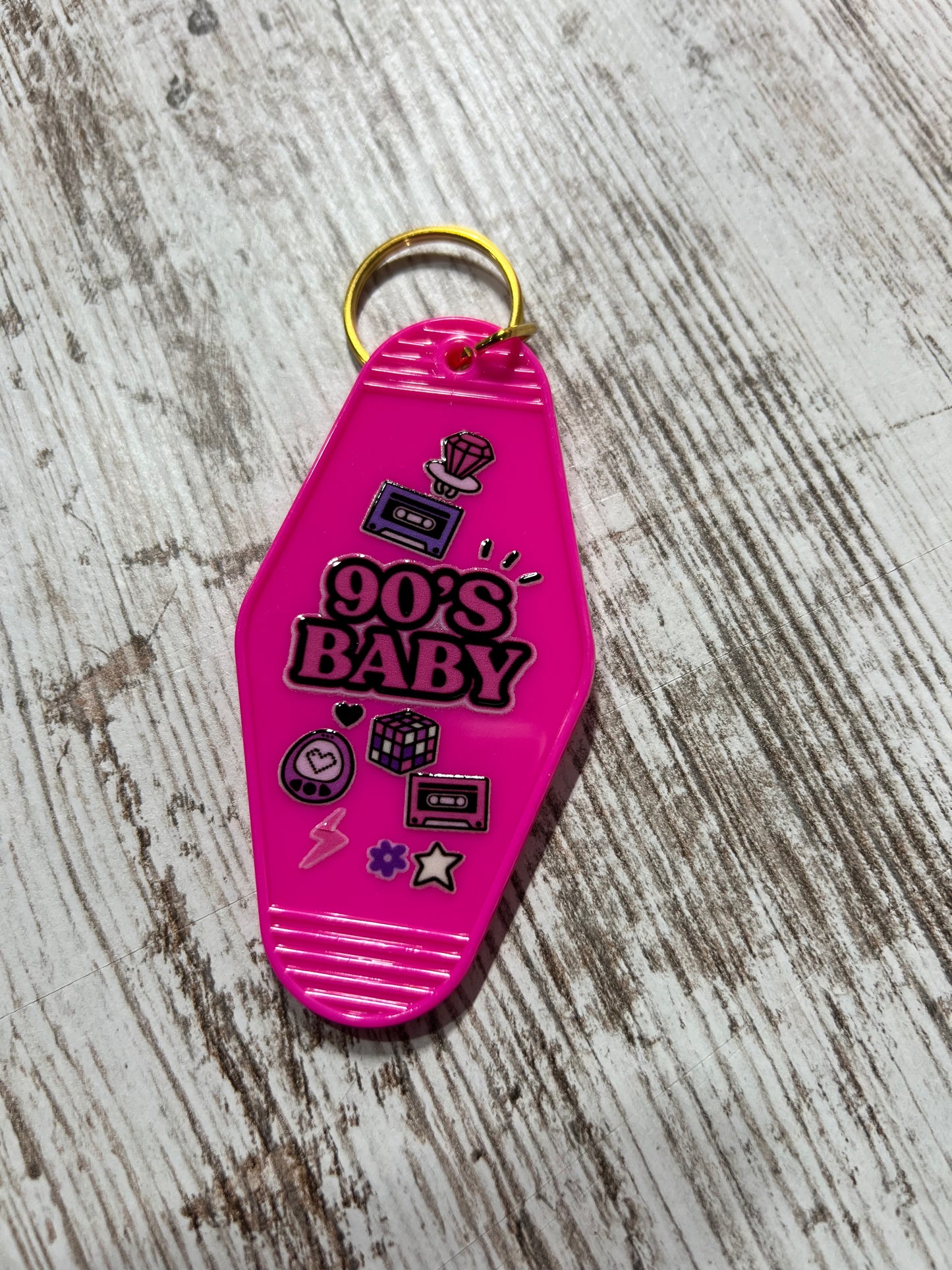 90's Baby Keychain