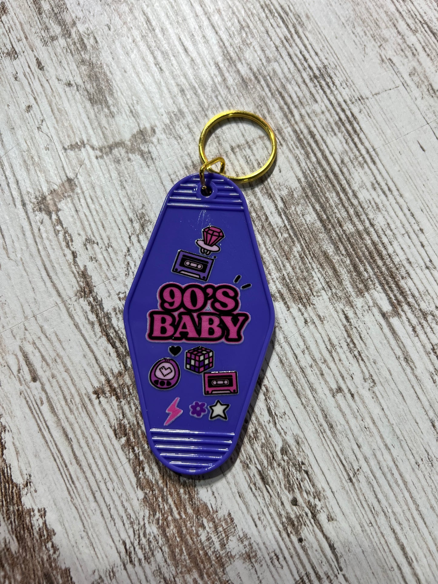 90's Baby Keychain