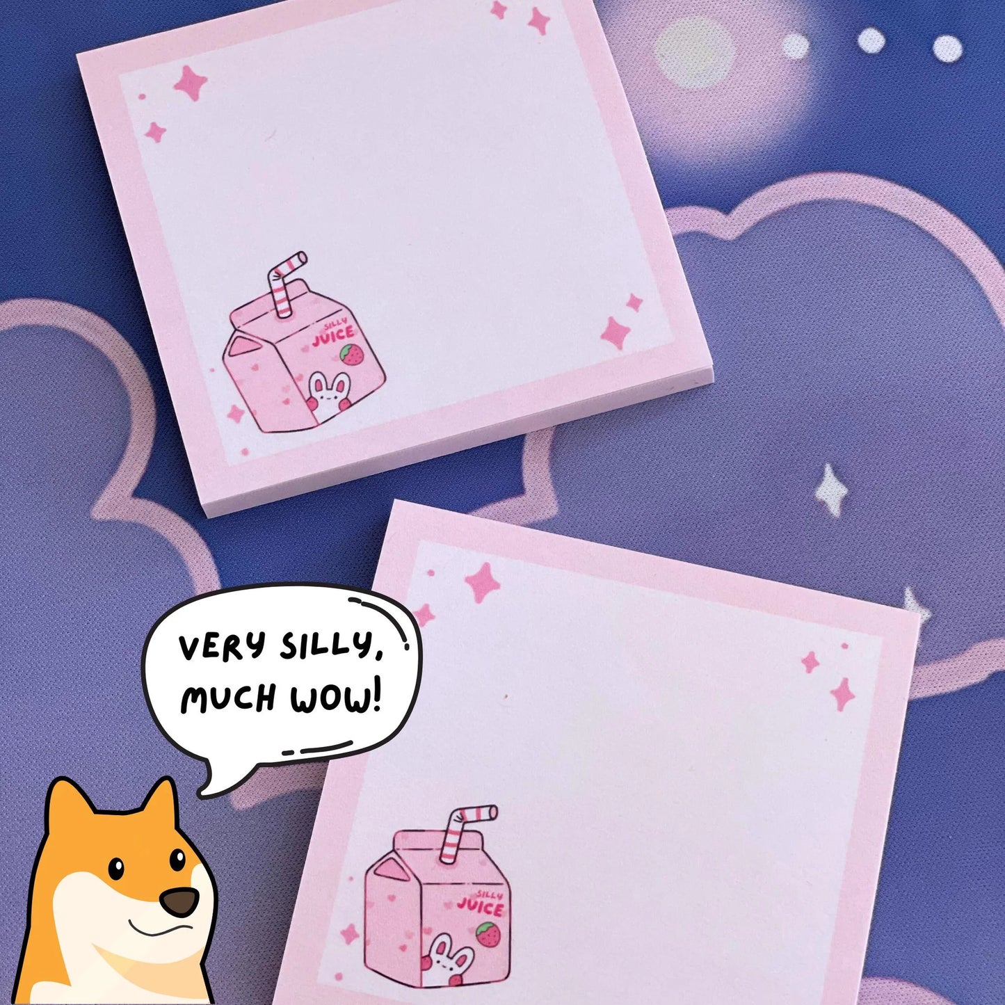 Silly Juice Sticky Notes
