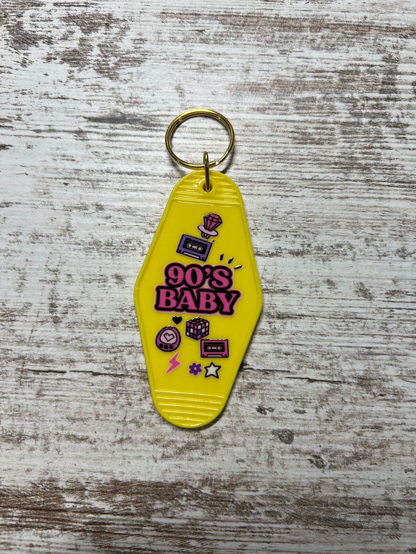 90's Baby Keychain