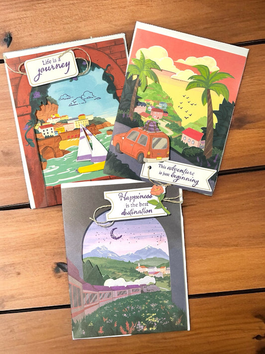 Handcrafted Greeting Cards - Adventure