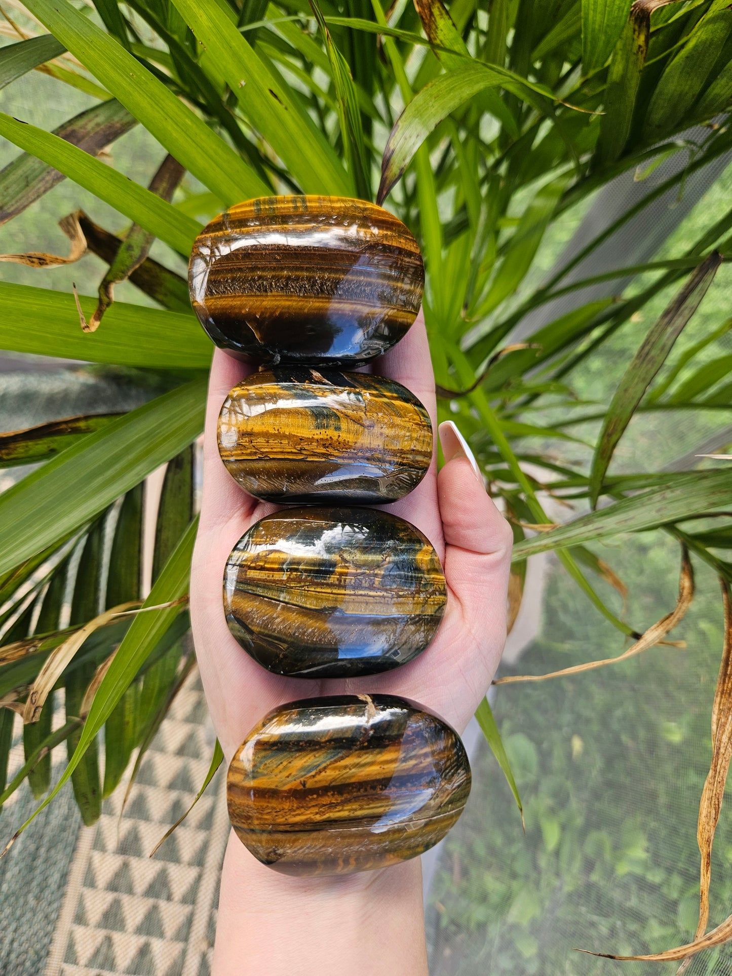 Tiger’s Eye Palmstones