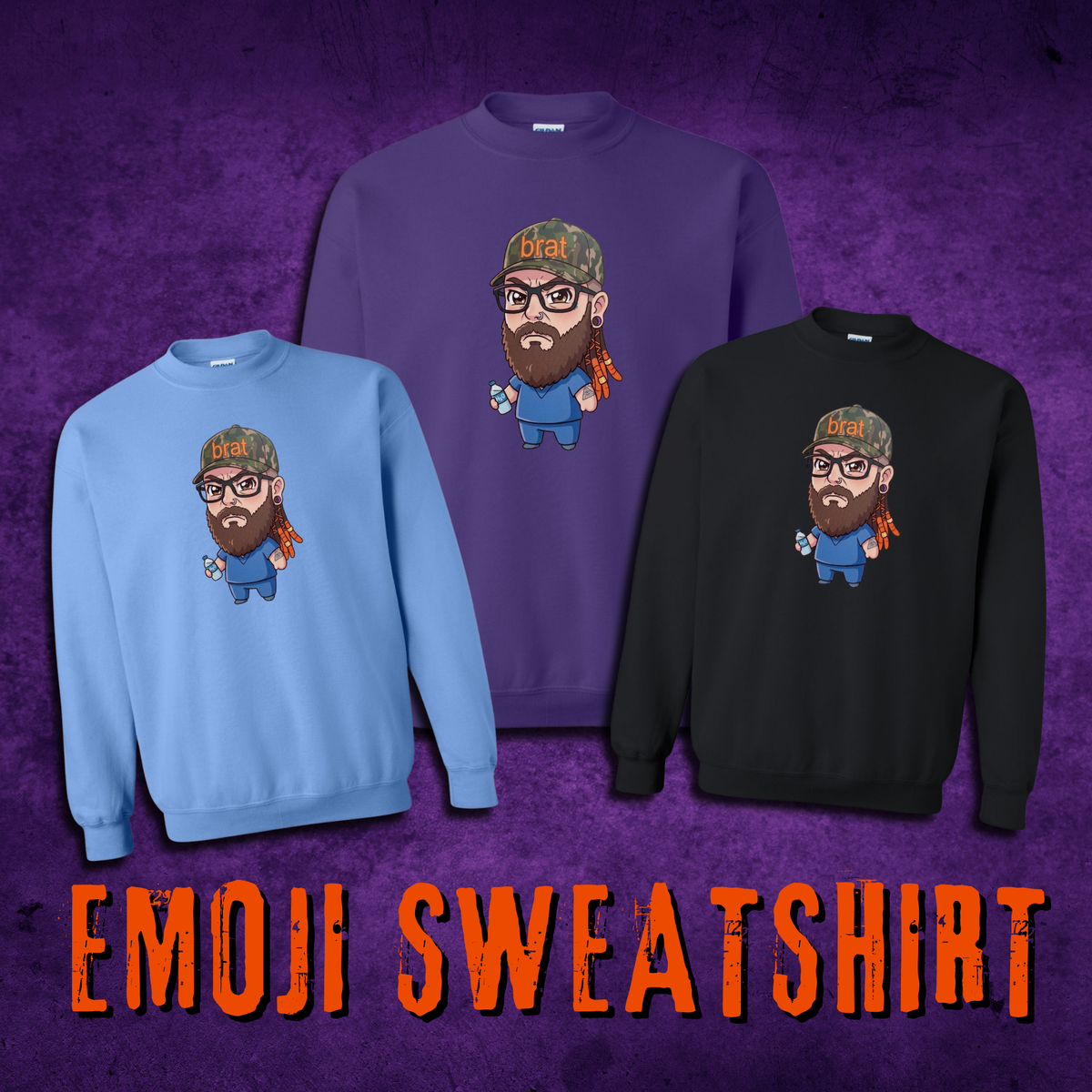 Water Daddy Brat Emoji Sweatshirt