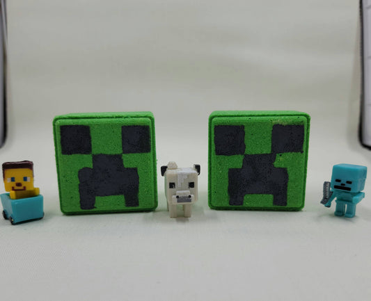 Minebomb Minecraft Bath Bomb With Surprise Toy Inside