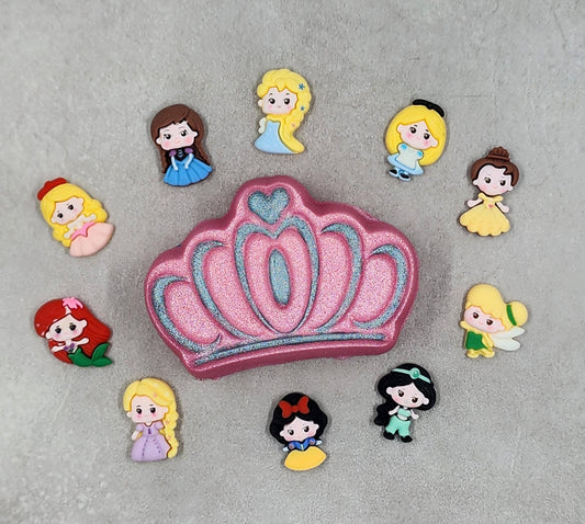 Princess Crown Bath Bomb with Hidden Surprise