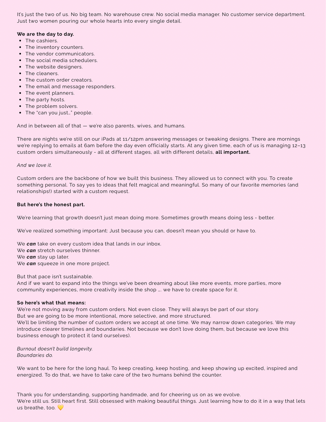 Burnout doesn’t build longevity.