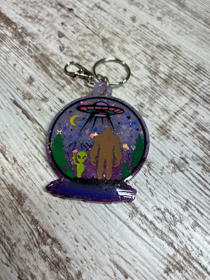 Extraterrestrial Crew Keychain