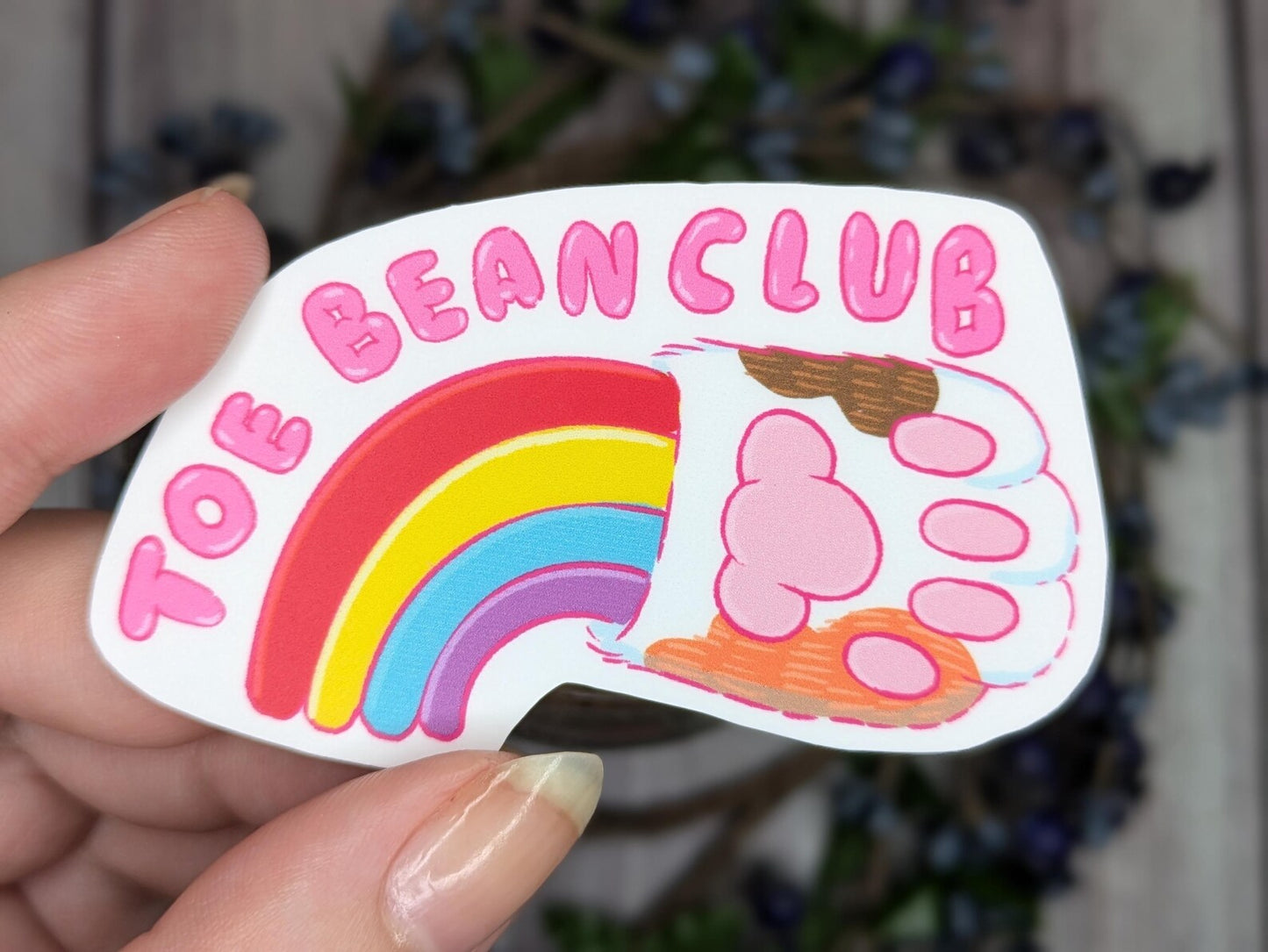 Toe Bean Club | Sticker