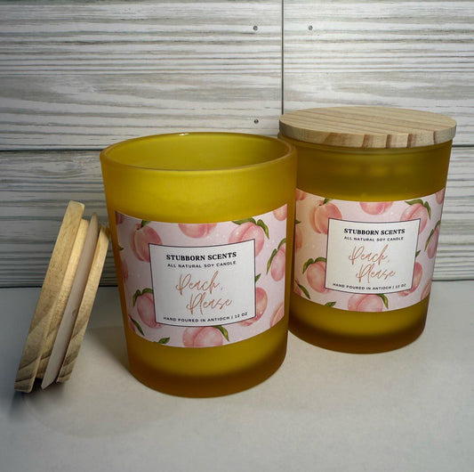 Peach, Please Soy Candle
