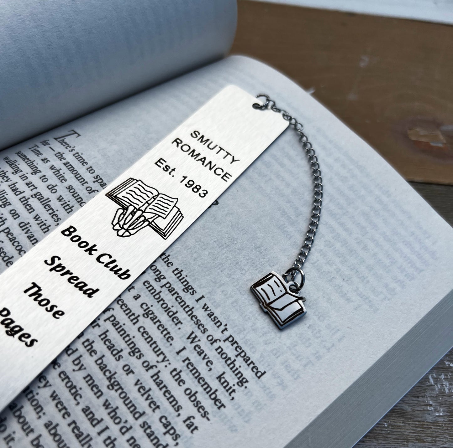 Spread Those Pages Metal Bookmark